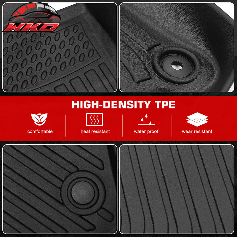 Fits 19-25 BMW 3-Series Sedan G20 RWD 3D Floor Mats Carpet Liner 5 Seats - TPE
