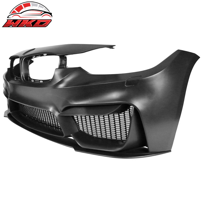 Fits 12-18 BMW F30 3 Series M3 Style Front Bumper Cover Replacement w/ Lip - PP