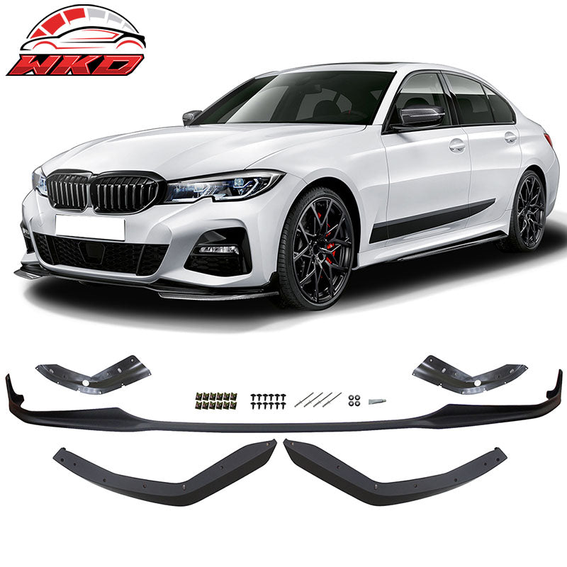 Fit 19-22 BMW G20 3 Series M Sport M340i M Performance Style Front Bumper Lip PP