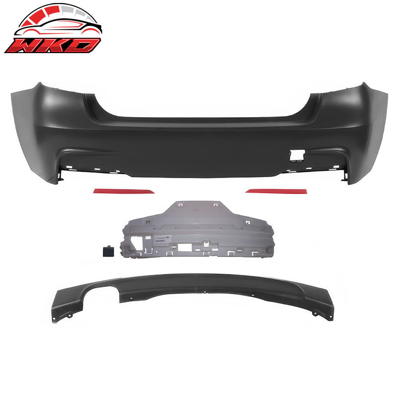 For 12-18 BMW 3 Series F30 Sedan M-Tech Front Rear Bumper Conversion Side Skirts