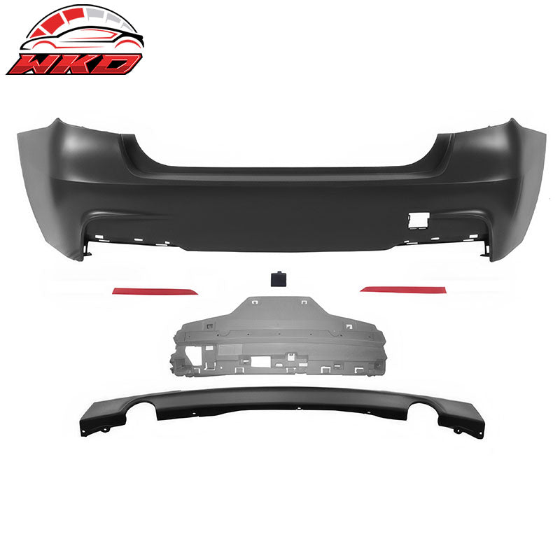 For 12-18 BMW 3 Series F30 4DR M-Tech Front Rear Bumper Conversions Side Skirts