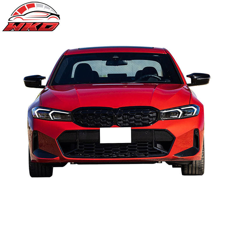 For 23-26 BMW G20 3-Series LCI M340i M-Sport Front Rear Bumper+ Side Skirt Panel
