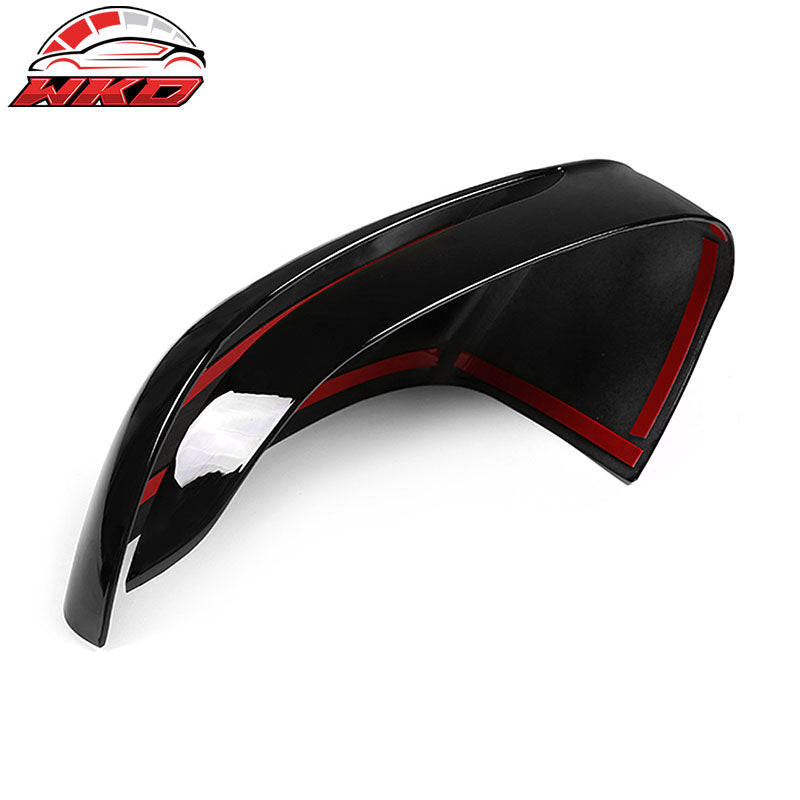 Fits 19-25 BMW G20 3 Series/21-24 G42 Side Mirror Cap Rearview Cover Gloss Black