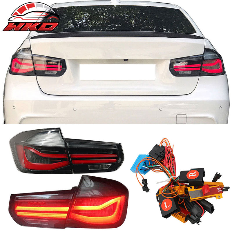 Fits 12-15 BMW 3 Series F30 Rear Tail Lights With Wire Coding Harness