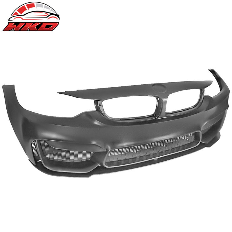Fits 14-20 BMW F32 4 Series M4 Style Front Bumper Cover Replacement w/ Lip - PP