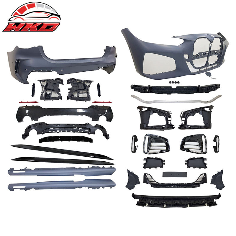 Wholesale 21-27 BMW 4-Series G22 G23 MP Front + Rear Bumper Cover + 4PCS Side Skirts