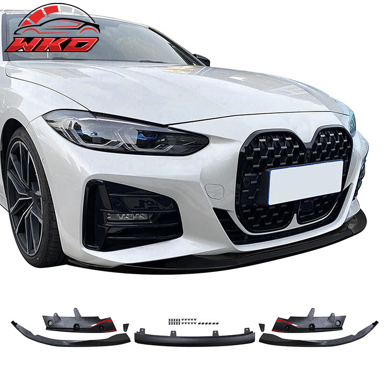 Fits 21-27 BMW G22 G23 M-Performance Front Rear Bumper Lip Side Skirts Unpainted