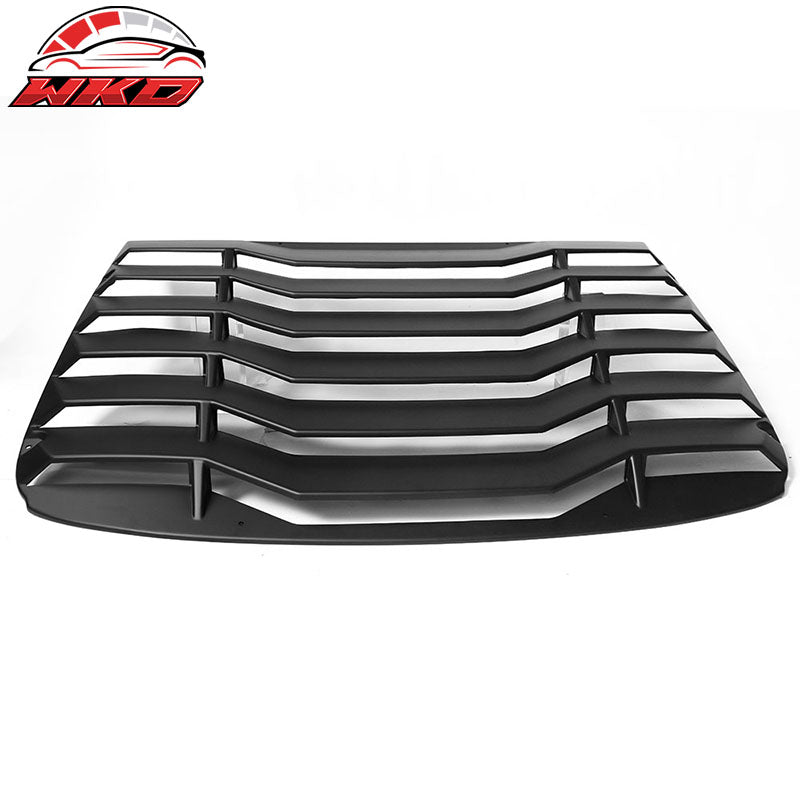 Fits 14-20 BMW F32 4 Series Coupe Rear Window Louver Cover Matte Black - ABS