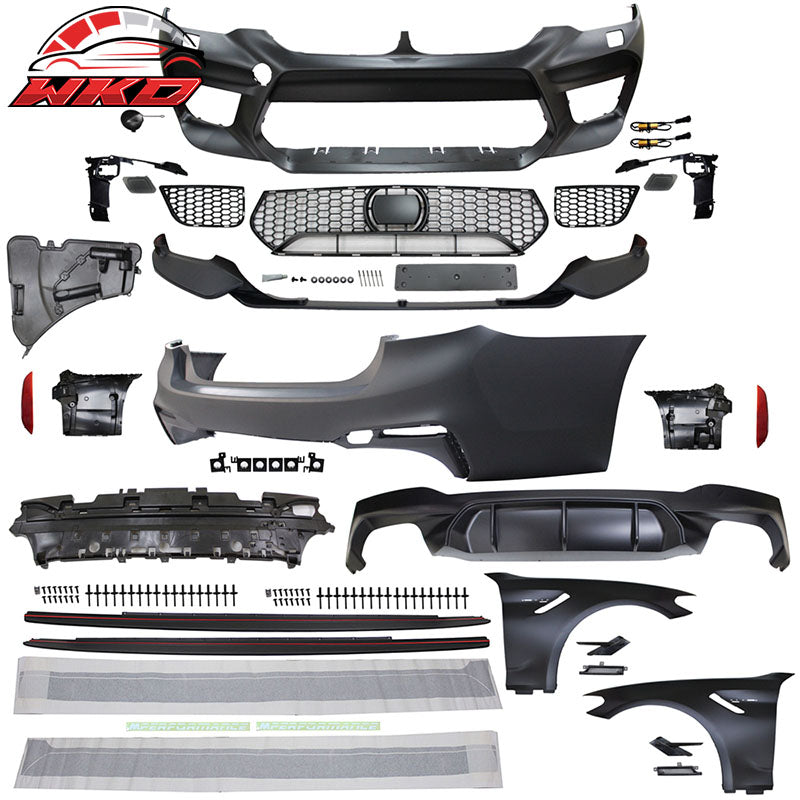 Wholesale 17-20 G30 to M5 Style Conversion Kit Front Rear Bumpers Fender Side Ext.