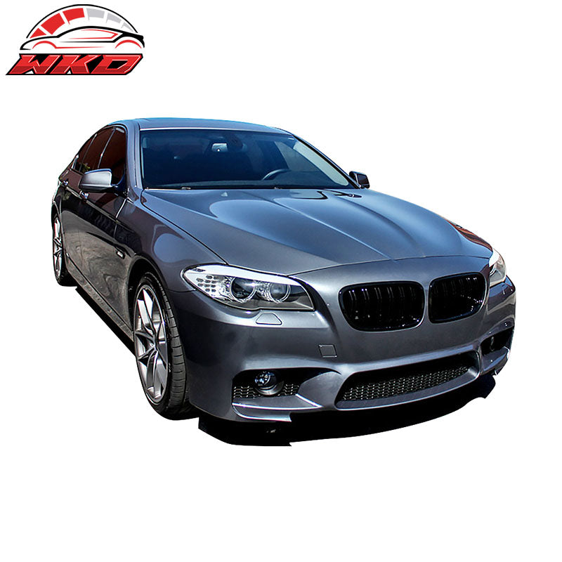 Fits 14-16 BMW F10 LCI M5 Style Front Bumper Conversion Kits W/ Foglight & Cover