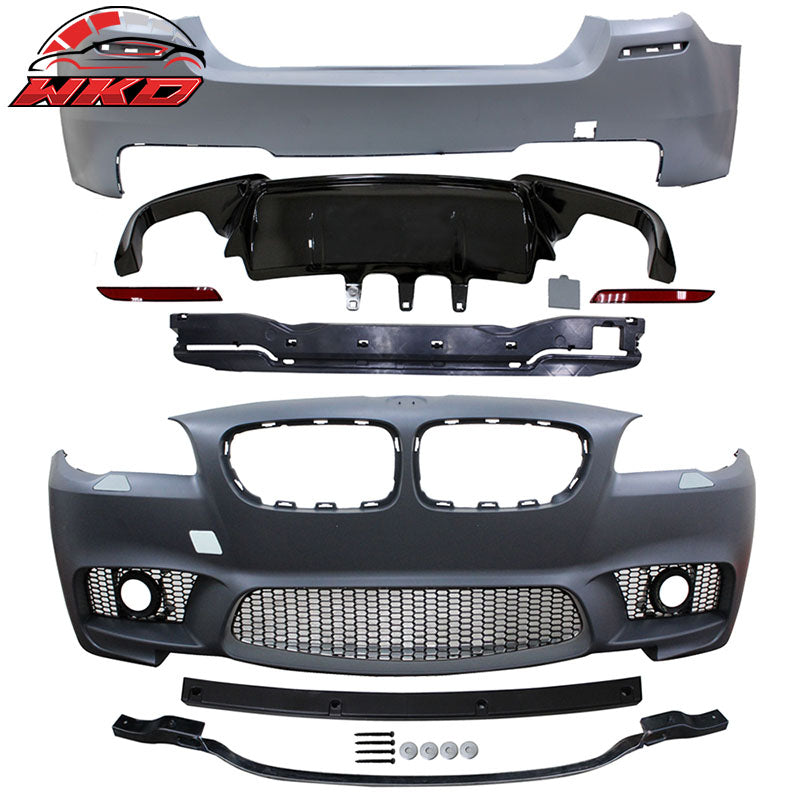 Wholesale 14-16 BMW F10 LCI M5 Style Front Bumper W/ Foglight + Cover + Rear Bumper