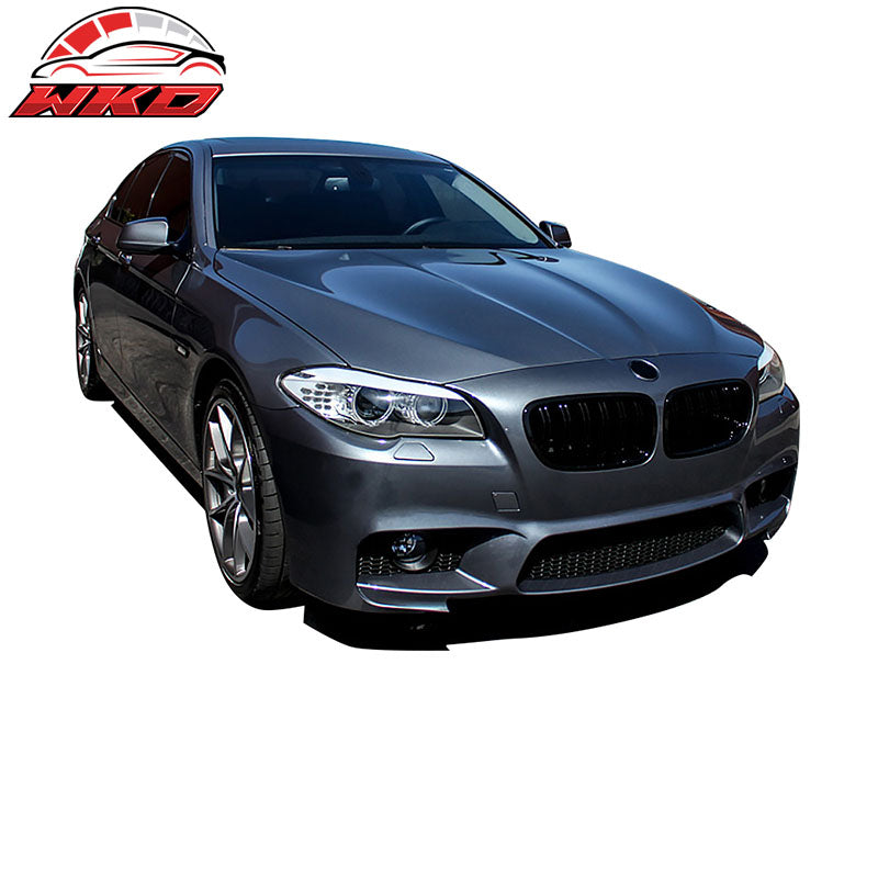 Fits 14-16 BMW F10 LCI M5 Style Front Bumper W/ Foglight + Cover + Rear Bumper