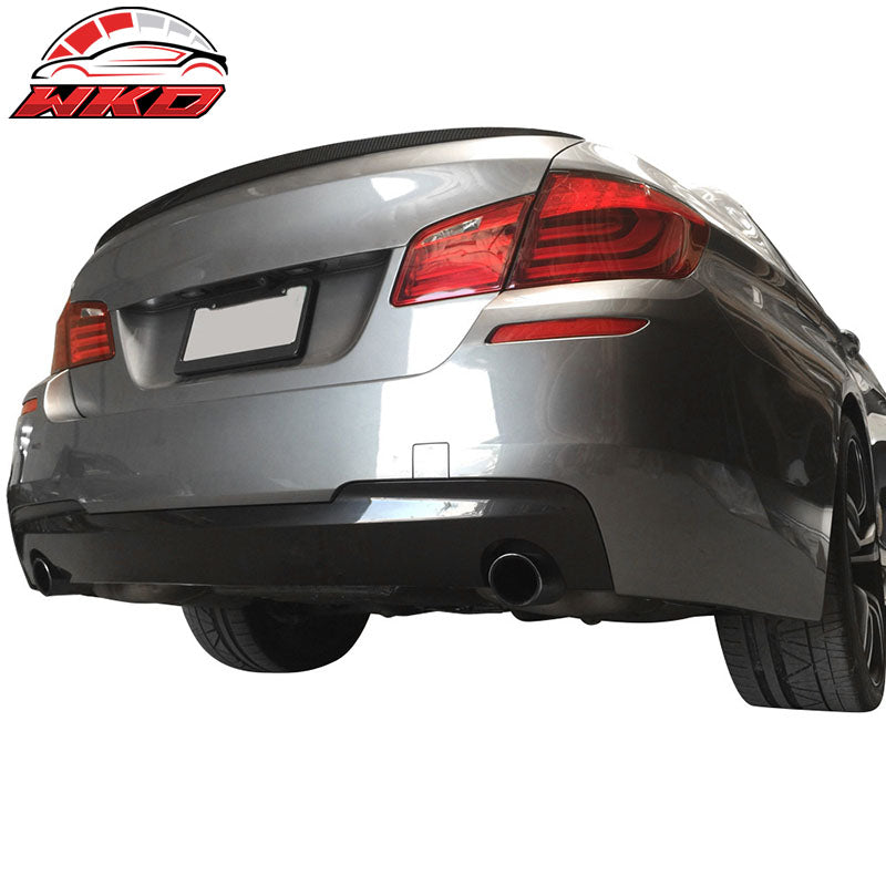 Fits 14-16 BMW F10 LCI Mtech Front Bumper + Rear Bumper W/ Twin Outlet