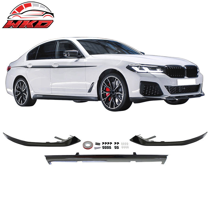 Fits 21-23 BMW G30 M Sport M-Tech Style Front Rear Side Bumper Kit Type 2 Lip