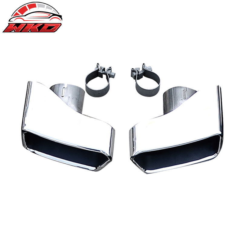Wholesale 11-16 BMW F10 F11 F18 5 Series 2PCS Exhaust Muffler Tips Stainless Steel