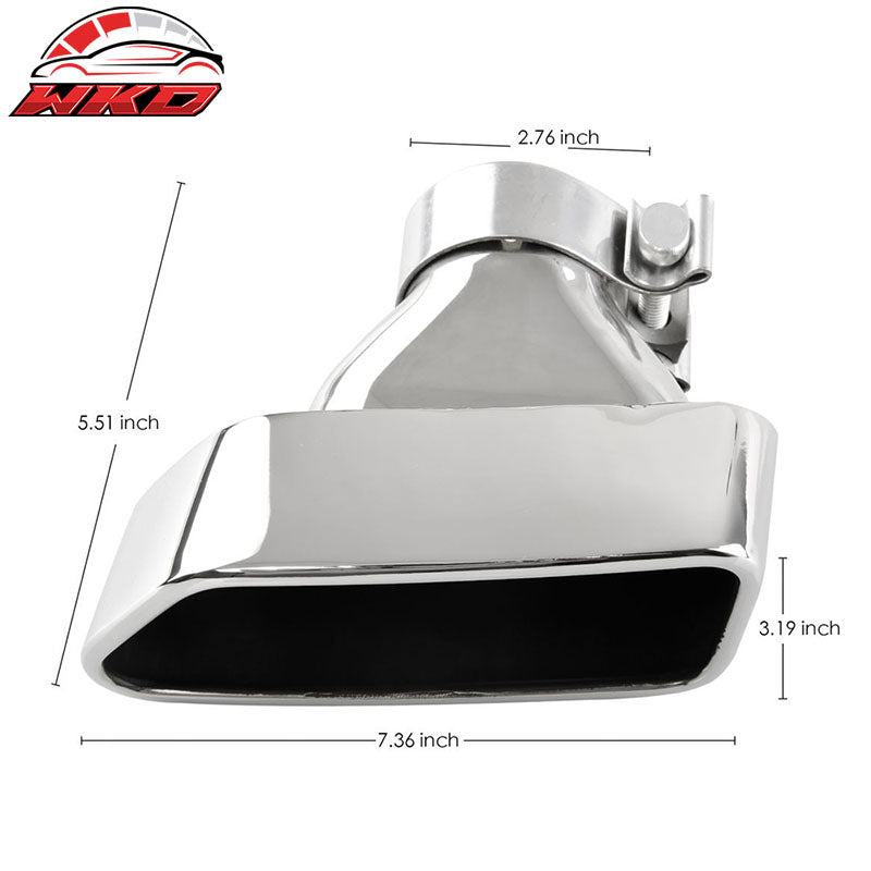 Fits 11-16 BMW F10 F11 F18 5 Series 2PCS Exhaust Muffler Tips Stainless Steel