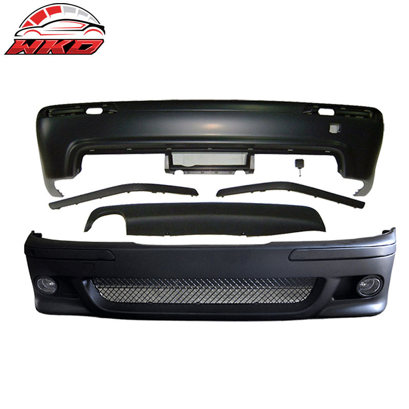 Wholesale 97-03 BMW E39 5-Series M5 Style Front Bumper w/ Fog Cover & Rear Bumper PP