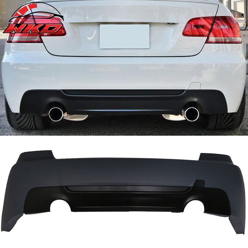 Fits 07-13 E92 3 Series Coupe 335 335i MT Msport Rear Bumper Cover&Diffuser