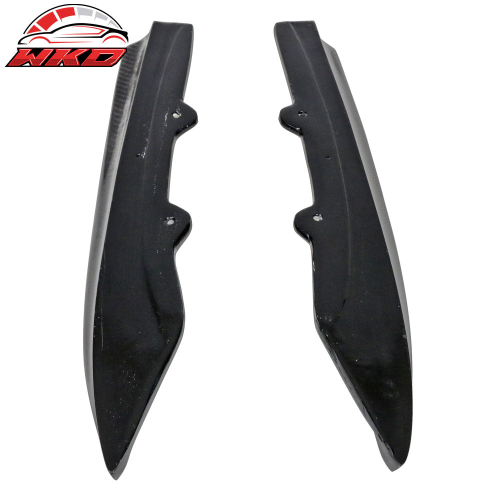 Fits 12-18 BMW F30 M Sport PSM Style Rear Bumper Apron Matte Carbon Fiber 2PC
