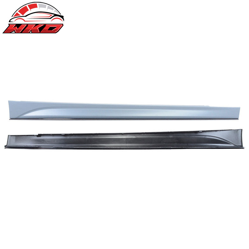 Fits 12-18 BMW F30 3-Series Side Skirts Rocker Panel + Splitter Extension PP