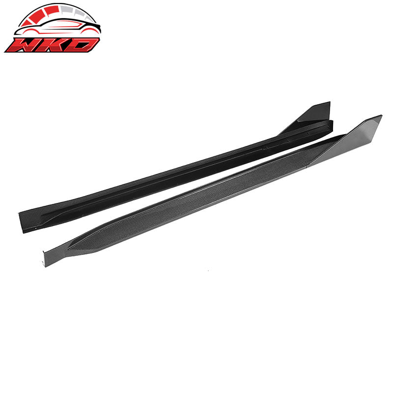 Fits 21-27 BMW G82 G83 M4 MP Style Carbon Fiber Side Skirts Rocker Panels 2PC