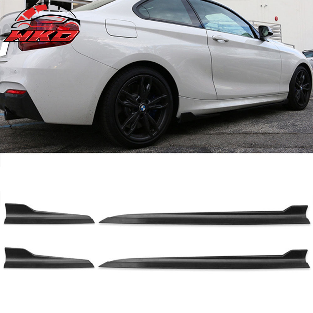 Fits BMW E36 E46 E92 E60 F10 F30 F22 4PCS Side Skirts Extension Rocker Panels PP