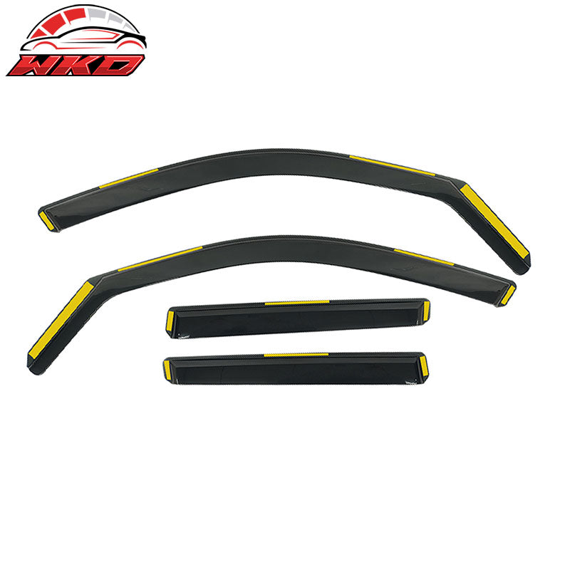 Fits 11-17 BMW F25 X3 Window Visors Injection PC In-Channel Rain Guard Deflector