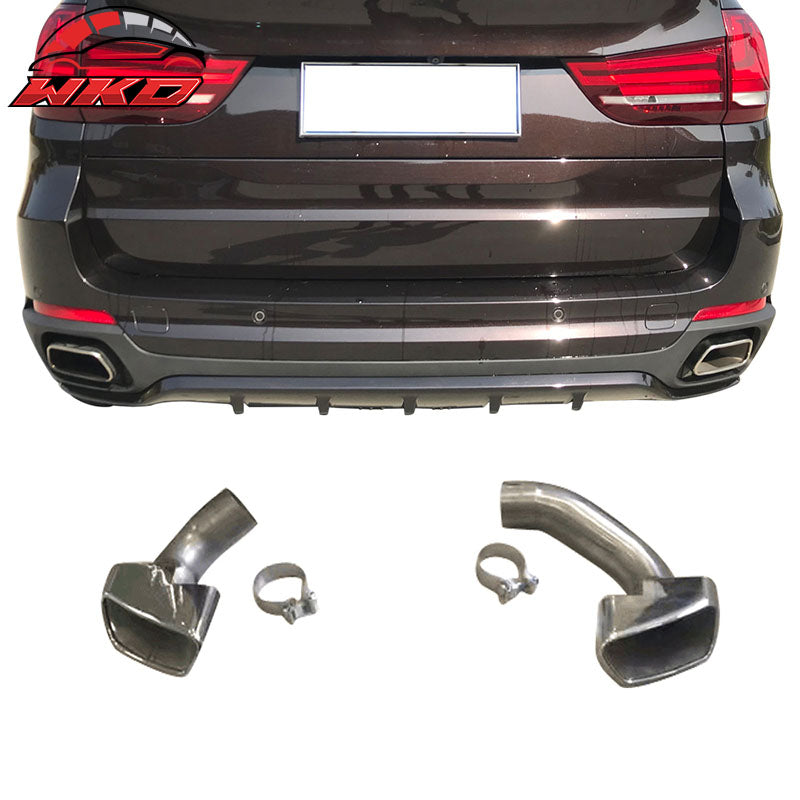 Fits 14-17 BMW F15 X5 Base MP Style Front Kits + Rear Kits + Muffler Tips