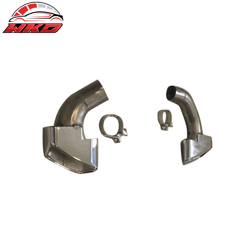 Fits 14-17 BMW F15 X5 Base MP Style Rear Kits PP + Muffler Tips S/S Chrome
