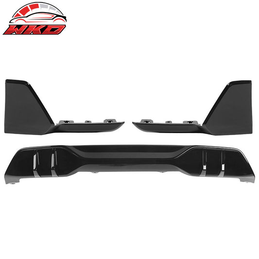 Wholesale 19-23 BMW G05 X5 M Sport Rear Splitter Apron+Rear Diffuser Gloss Black