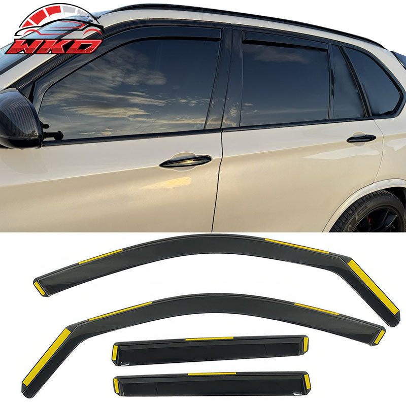 Wholesale 14-18 BMW F15 X5 F85 X5M Window Visors Injection PC In-Channel Deflectors