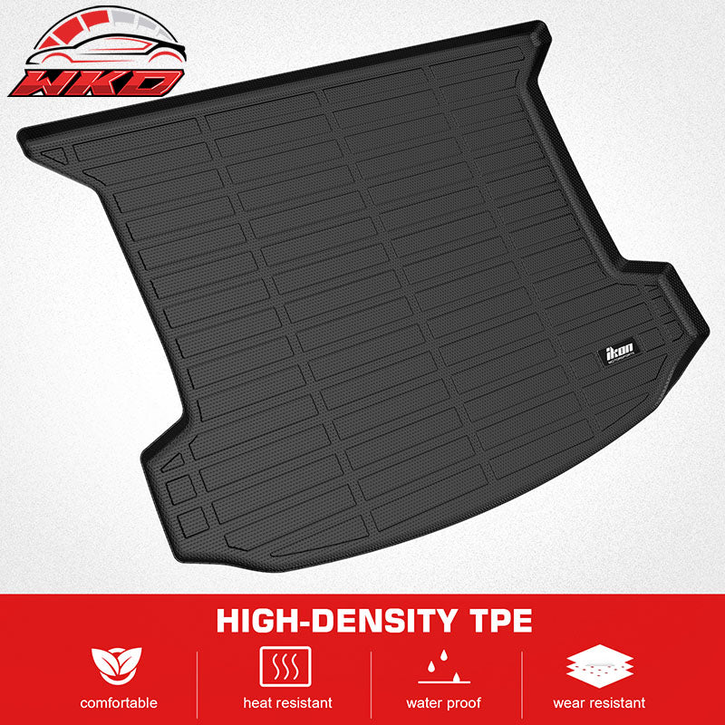 Fits 17-26 Cadillac XT5 3D TPE All Weather Anti-Slip Rear Cargo Trunk Tray Mats