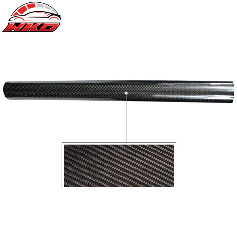 0.02" Carbon Fiber Tube Motorcycle Wholesalek Protector Pipe 24" 2" OD