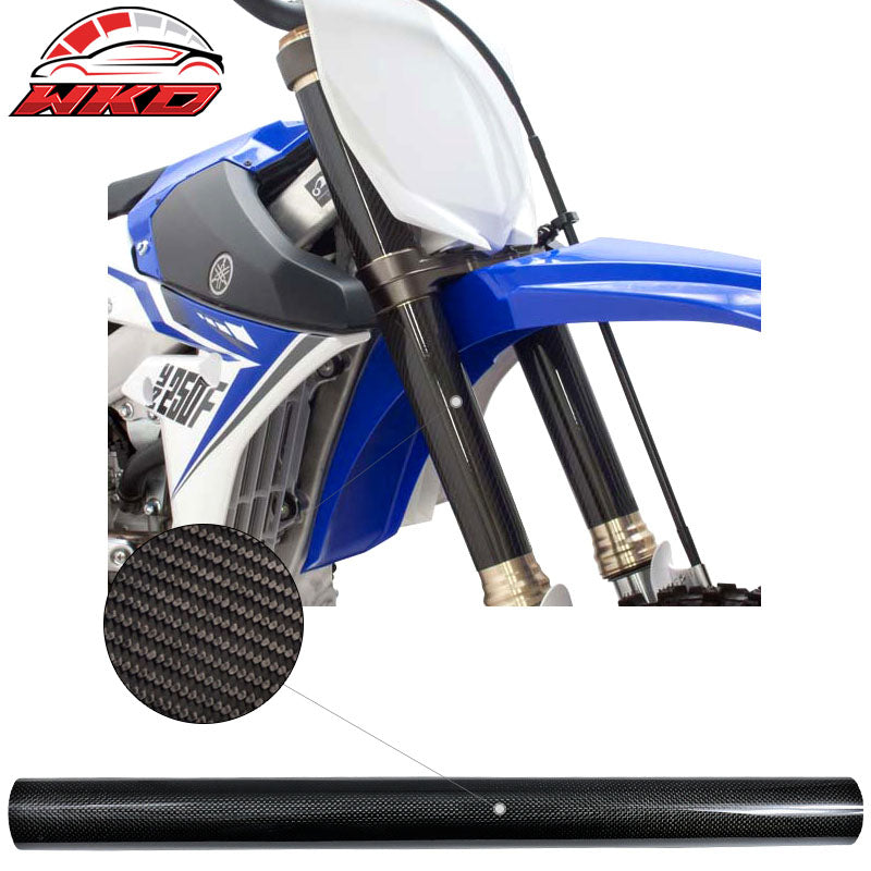 0.02" Carbon Fiber Tube Motorcycle Fork Protector Pipe 24" 2" OD