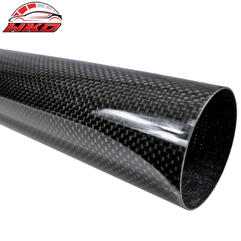 0.02" Carbon Fiber Tube Motorcycle Fork Protector Pipe 24" 2" OD