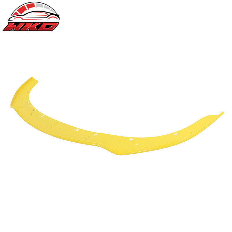 Fits 15-23 Charger Upper Lower Grilles Front Bumper Conversion LED Yellow Lip PP