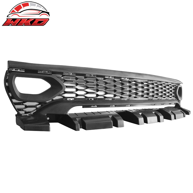 Fits 15-23 Charger SRT Upper Lower Grilles Front Bumper Cover W/ Matte Black Lip
