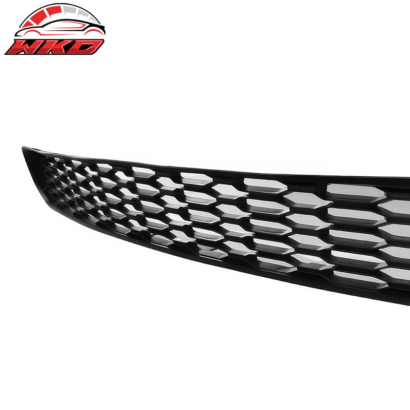 Fits 15-23 Charger SRT Upper Lower Grilles Front Bumper Cover W/ Yellow Lip - PP