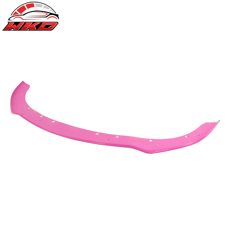 Fits 15-23 Charger SRT Upper Lower Grilles Front Bumper Cover W/ Pink Lip LED PP