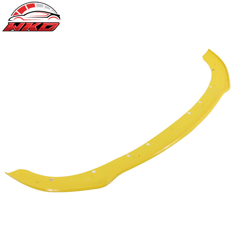 For 15-23 Charger SRT Upper Lower Grilles Front Bumper Cover Yellow Lip PP LED