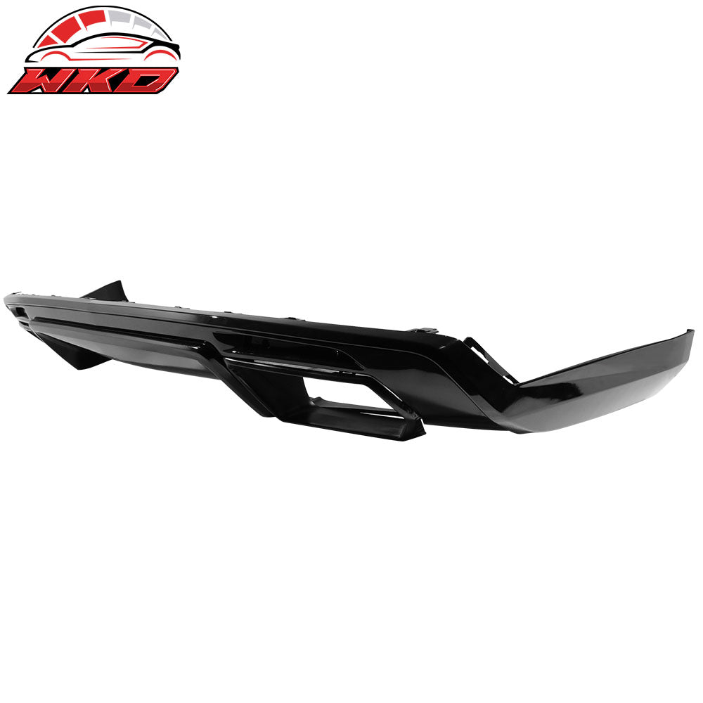 Fits 16-24 Chevrolet Camaro OE Style Unpainted Black Rear Bumper Lip Diffuser PP