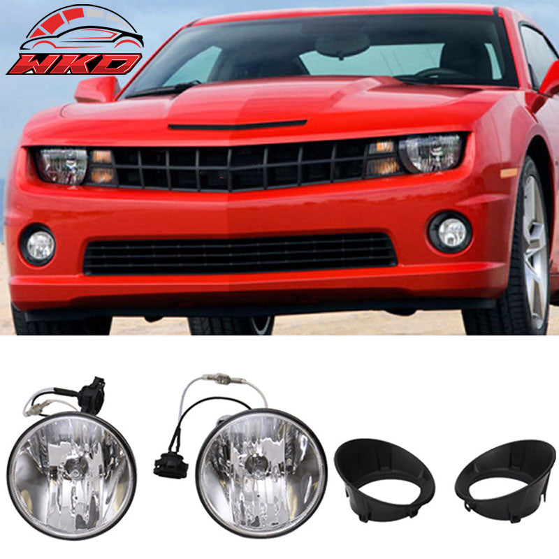 Fits 10-13 Camaro Front Bumper Fog Light Fog Lamp Pair LH RH H11 12V 55W Bulb