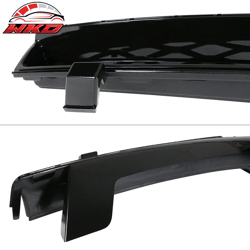 Fits 14-15 Chevy Camaro SS Style Unpainted Front Bumper Cover Fog Lights + Lip