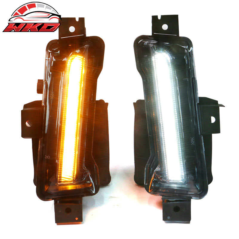 Fits 16-18 Chevy Camaro ZL1 Style Front Bumper Cover Turn Signal DRL Fog Lights