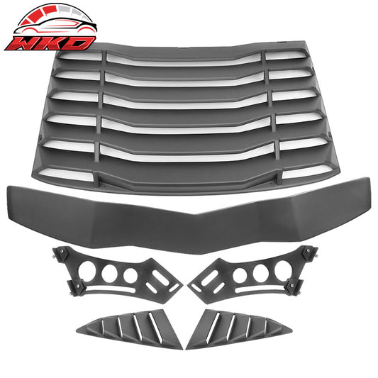 Wholesale 16-24 Chevy Camaro Rear + Side Window Louvers + GT Trunk Spoiler Wing - ABS