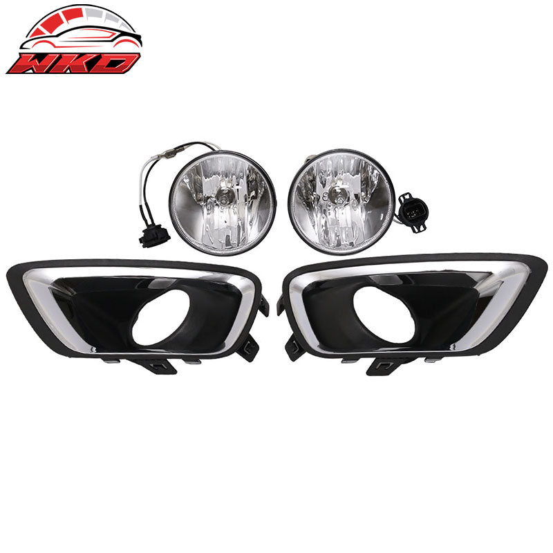 Wholesale 15-17 Colorado Front Fog Light Fog Lamp LH RH Pair H3 12V 20W Clear Lens