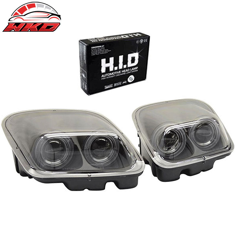 Wholesale 97-04 Chevrolet Corvette C5 2X 6000K Projector Headlight Dual LED Halo Rim