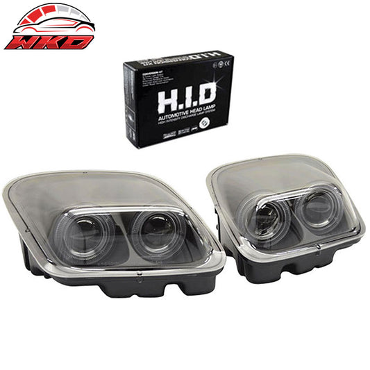 Wholesale 97-04 Chevrolet Corvette C5 2X 6000K Projector Headlight Dual LED Halo Rim