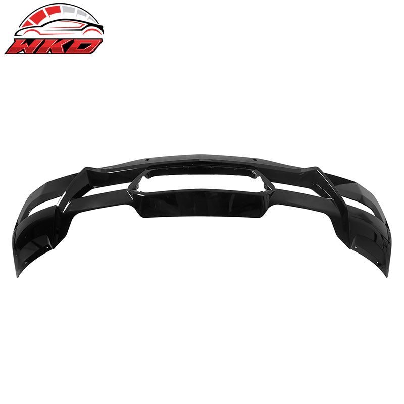 For 20-26 Chevy Corvette C8 Rear Diffuser Lip Silver Quad Exhaust Tip + Grille
