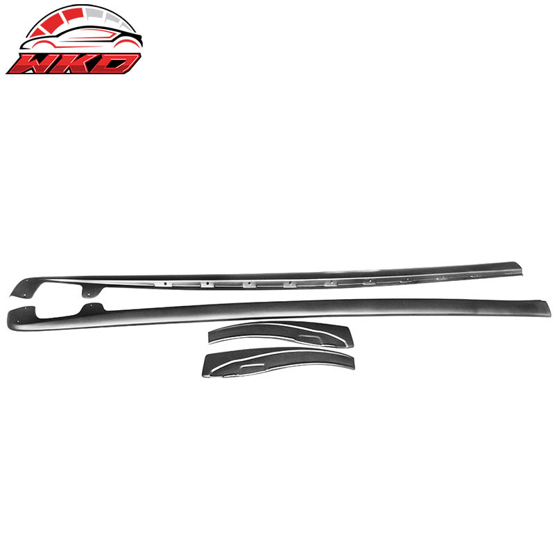 Fits 05-13 Chevy Corvette C6 Z06 ZL1 Style Matte Black Side Skirts - PP